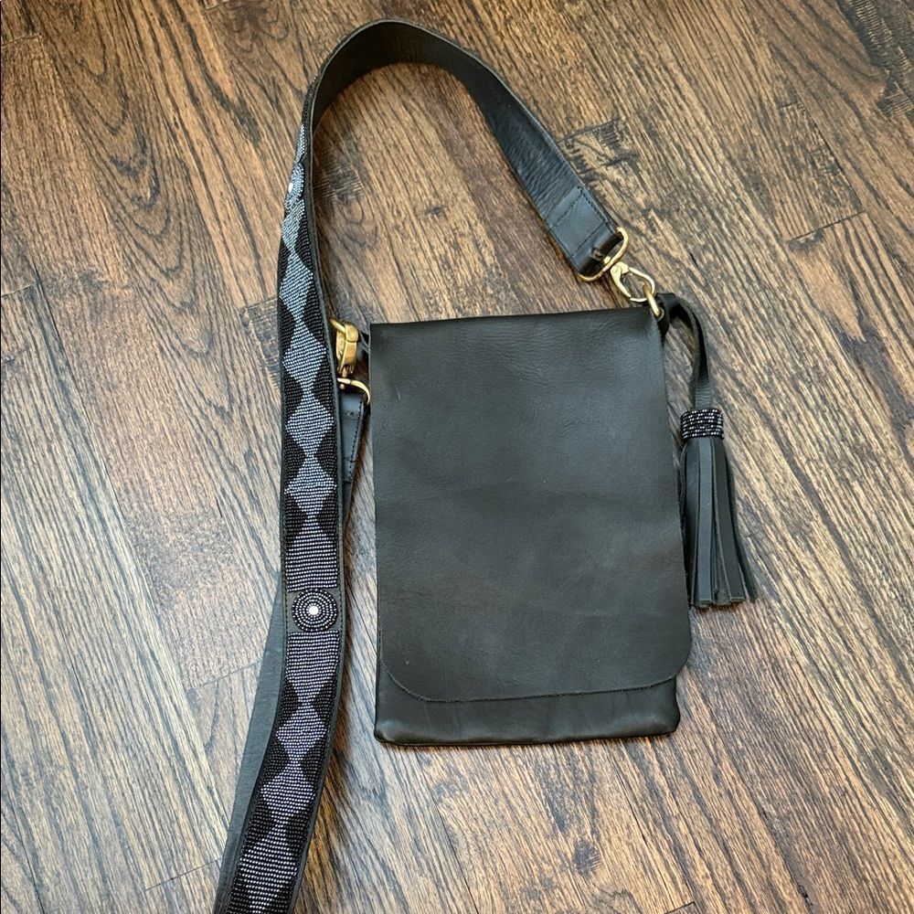 Steel Feathers Boutique Leather Handbag